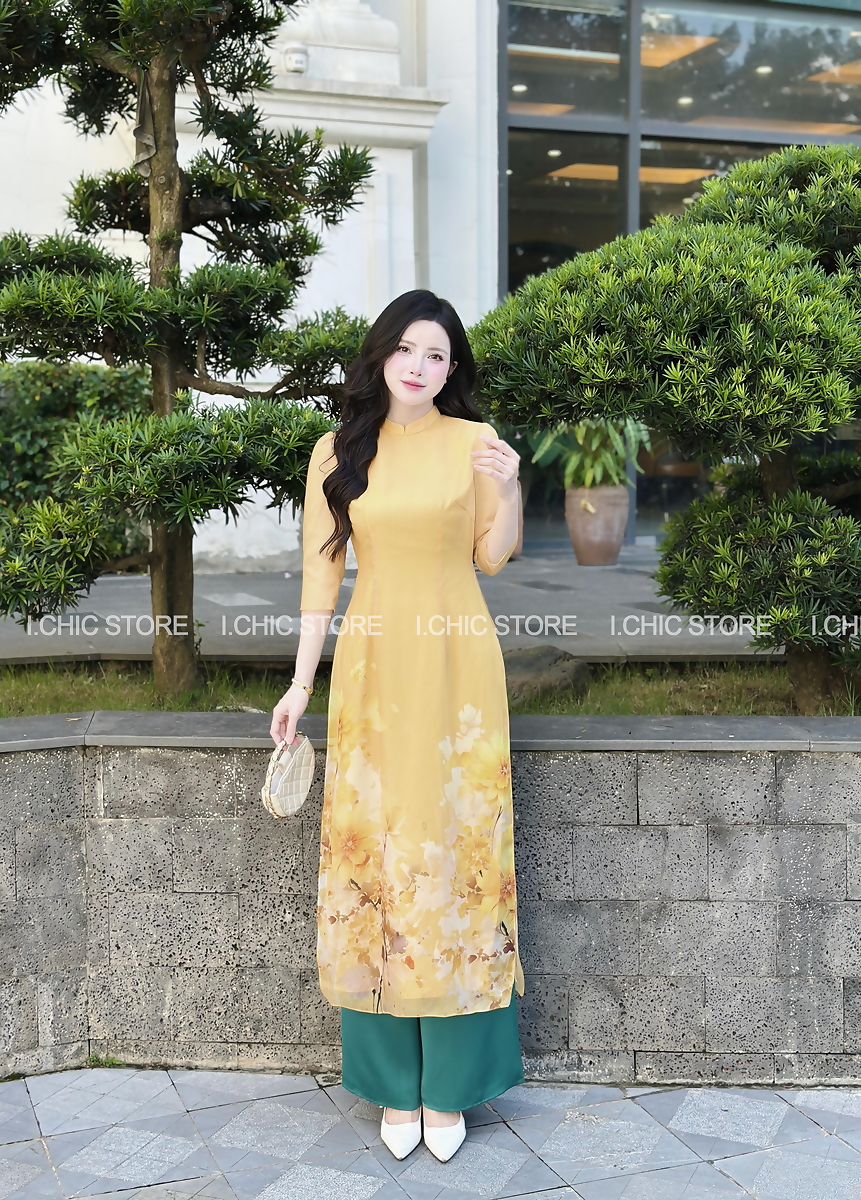  Áo Dài Như Mai Vàng